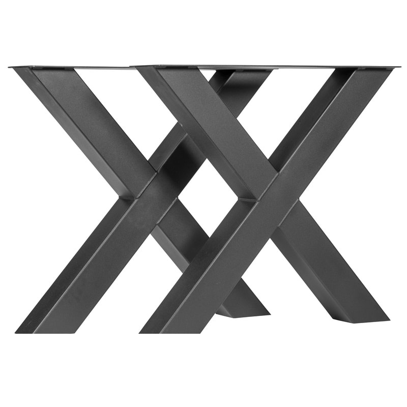 X-poten 10x10cm ZWART